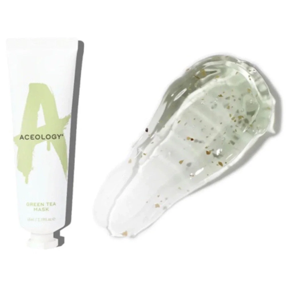 Aceology Green Tea Face Mask 2.19 oz Niacinamide Hydrating Sleeping Mask NIB